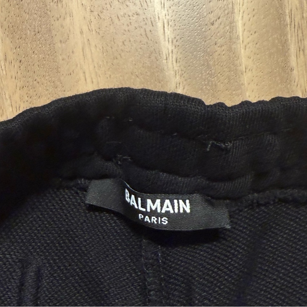 Balmain Kids Classic Black Sweatpants Size 14A - Picture 4 of 6
